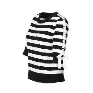 New! Cabi Size Small Black & White striped sweater